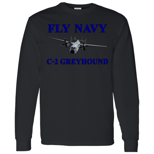 Fly Navy C-2 1 LS Ultra Cotton T-Shirt