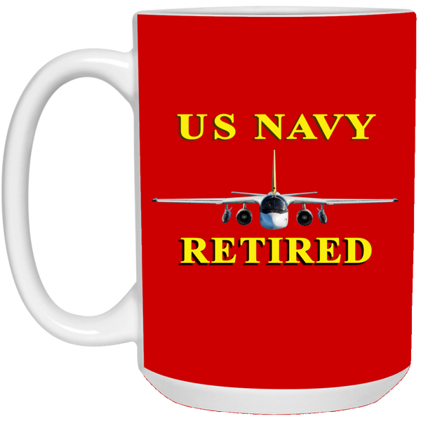 Navy Retired 2 Mug - 15oz