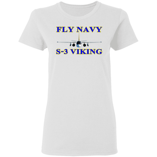 Fly Navy S-3 1 Ladies' Cotton T-Shirt