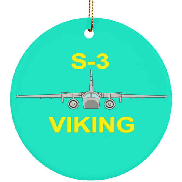 S-3 Viking 10 Ornament - Circle