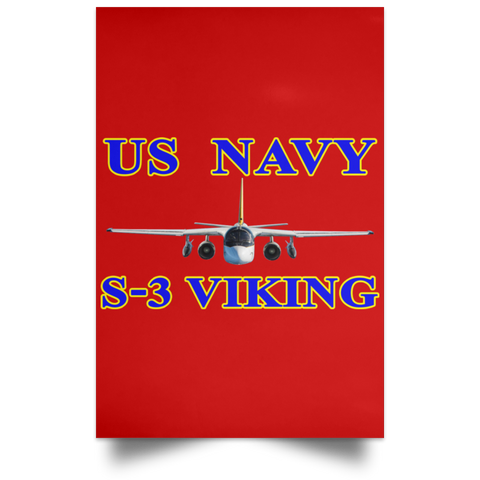 US Navy S-3 1 Poster - Portrait