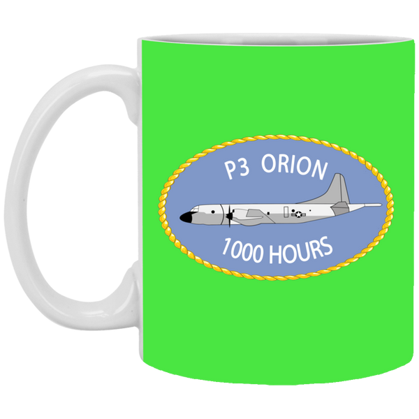 P-3 Orion 9 1000 White Mug - 11oz