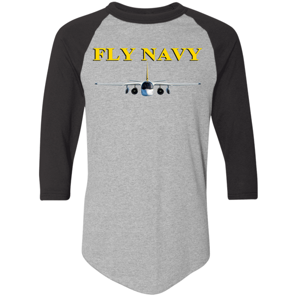 Fly Navy S-3 4 Colorblock Raglan Jersey