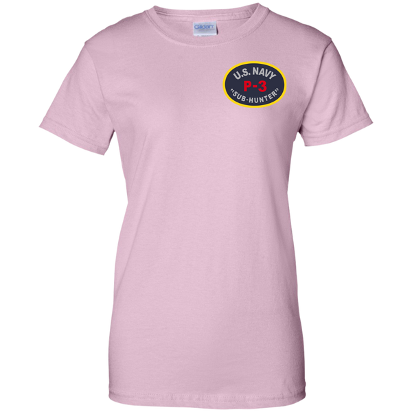 P-3 Sub Hunter 1 Ladies Custom Cotton T-Shirt