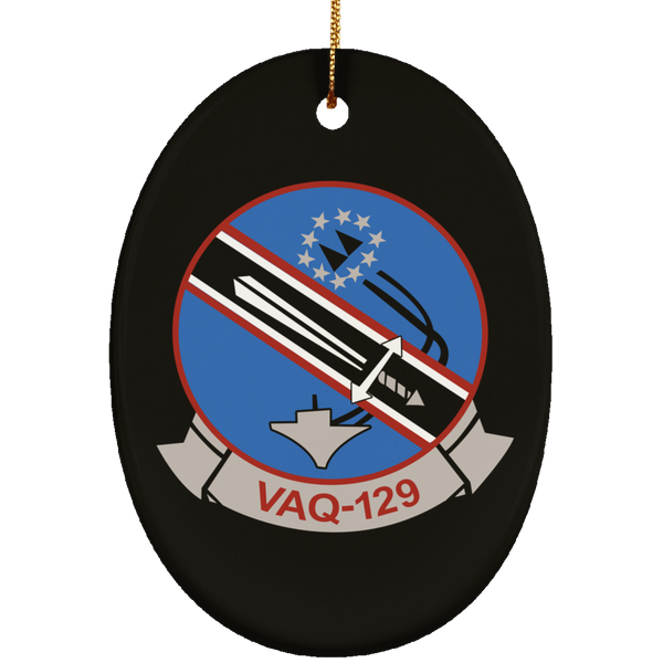 VAQ 129 3 Ornament - Oval