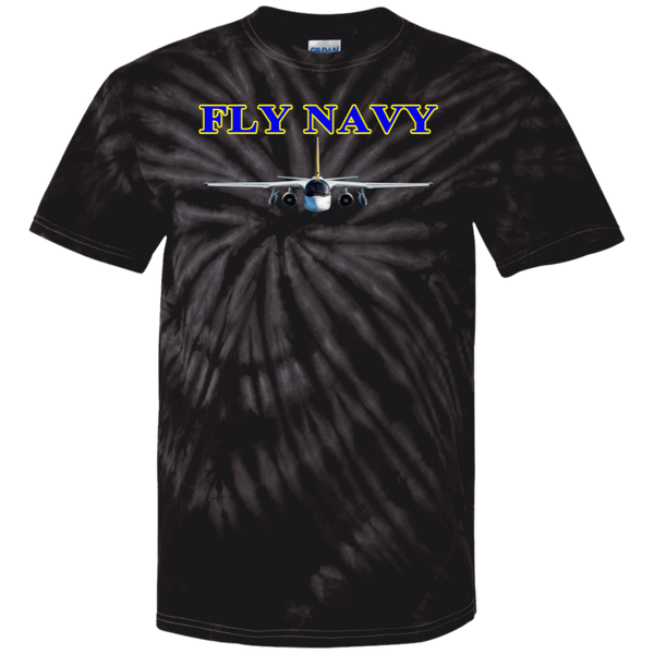 Fly Navy S-3 2 Cotton Tie Dye T-Shirt