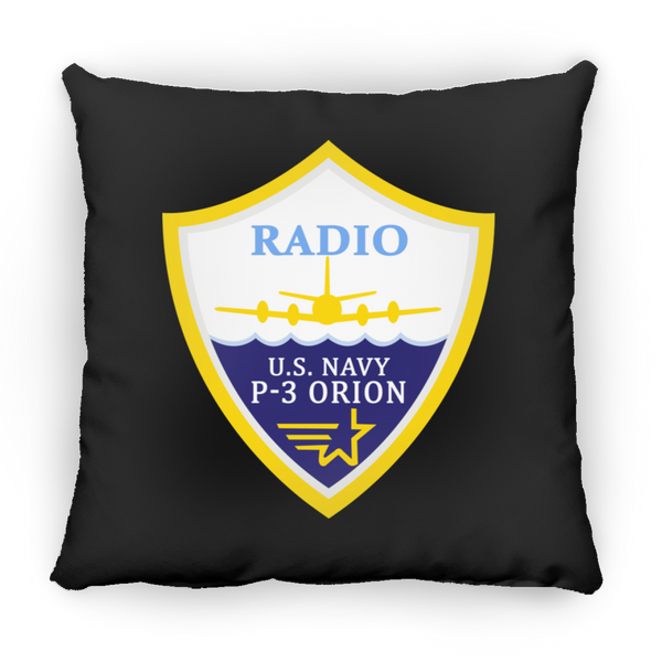 P-3 Orion 3 Radio Pillow - Square - 18x18