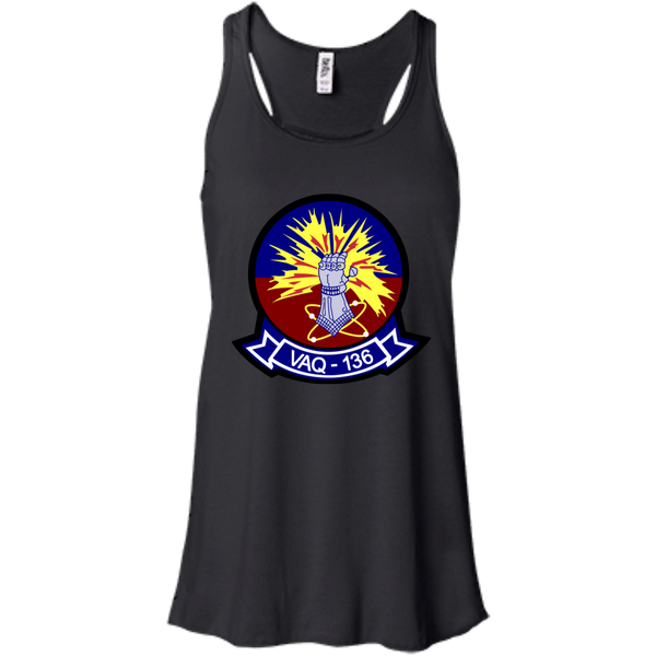 VAQ 136 3 Flowy Racerback Tank