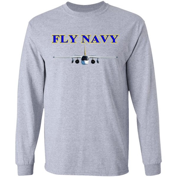 Fly Navy S-3 2 LS Ultra Cotton T-Shirt