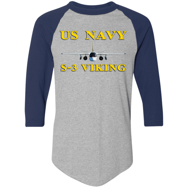 US Navy S-3 3 Colorblock Raglan Jersey