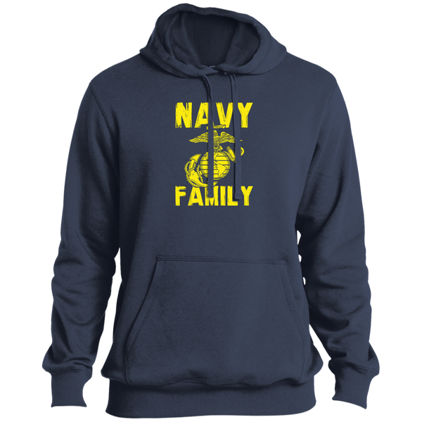 Navy Family Semper Fi 1 Tall Pullover Hoodie