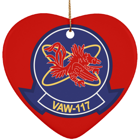 VAW 117 3 Ornament Ceramic - Heart