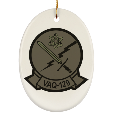 VAQ 129 4 Ornament - Oval