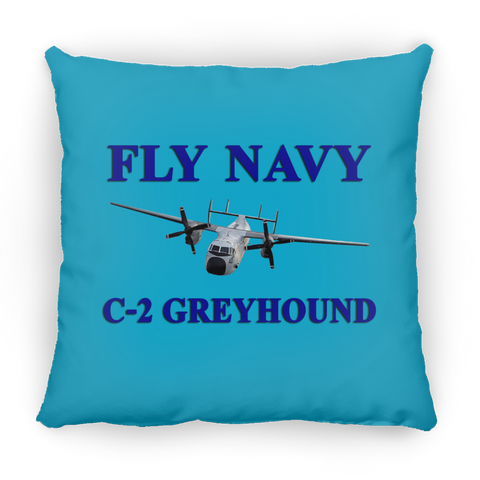 Fly Navy C-2 1 Pillow - Square - 14x14