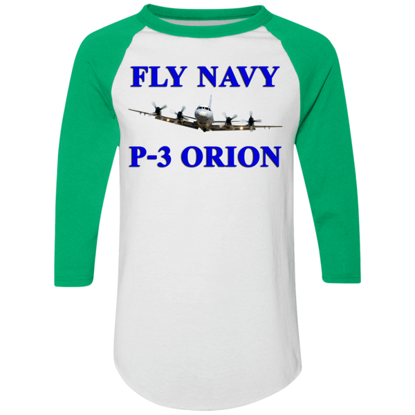 Fly Navy P-3 1 Colorblock Raglan Jersey