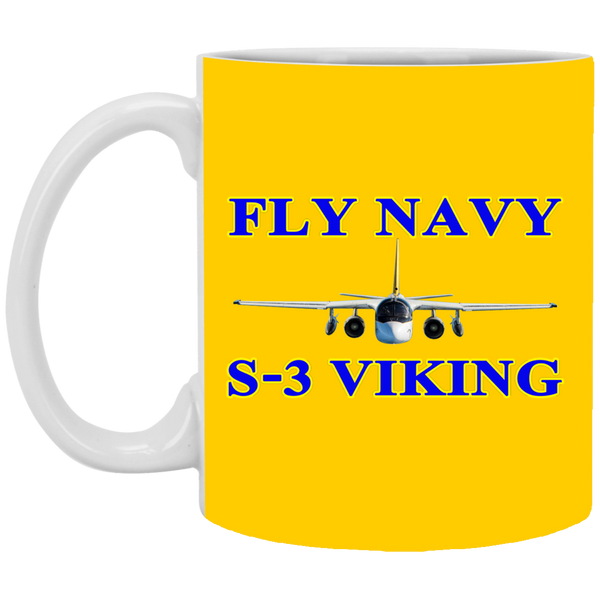 Fly Navy S-3 1 Mug - 11oz