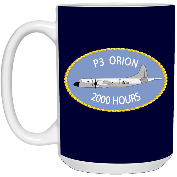 P-3 Orion 9 2000 White Mug - 15oz