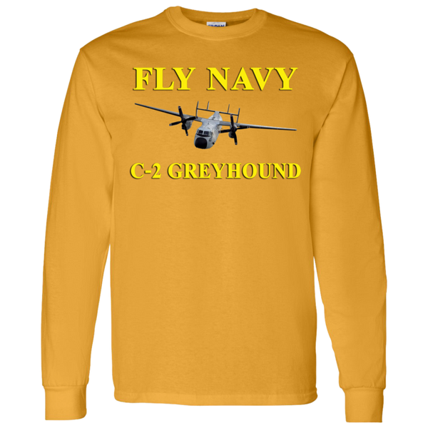 Fly Navy C-2 3 LS Ultra Cotton T-Shirt