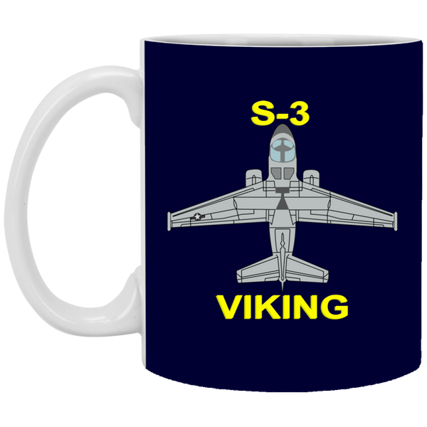 S-3 Viking 11 White Mug - 11oz