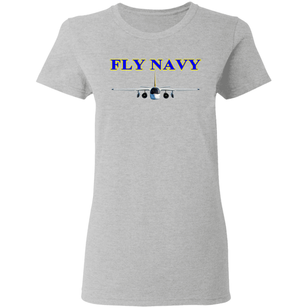 Fly Navy S-3 2 Ladies' Cotton T-Shirt