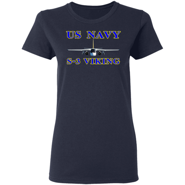 US Navy S-3 1 Ladies' Cotton T-Shirt