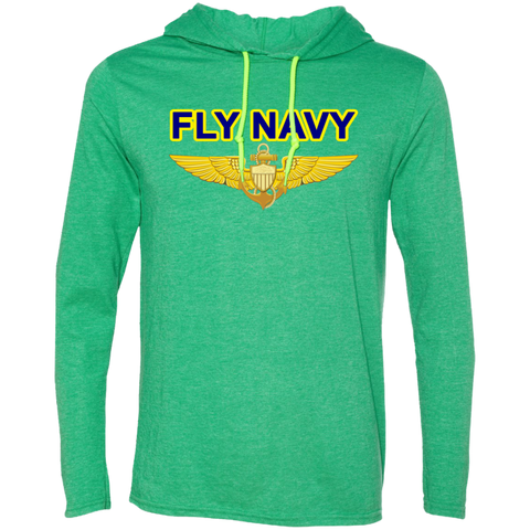 Fly Navy Aviator LS T-Shirt Hoodie