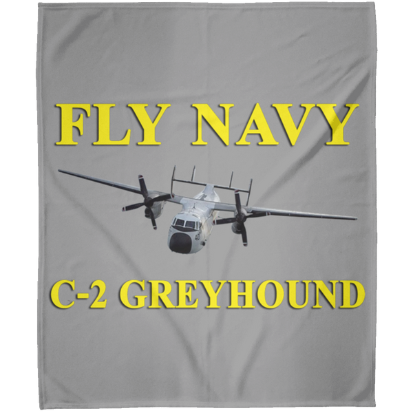 Fly Navy C-2 3 Blanket - Arctic Fleece Blanket 50x60