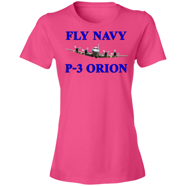 Fly Navy P-3 1 Ladies' Lightweight T-Shirt