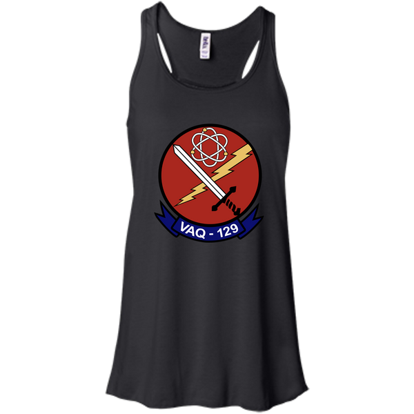 VAQ 129 2 Flowy Racerback Tank