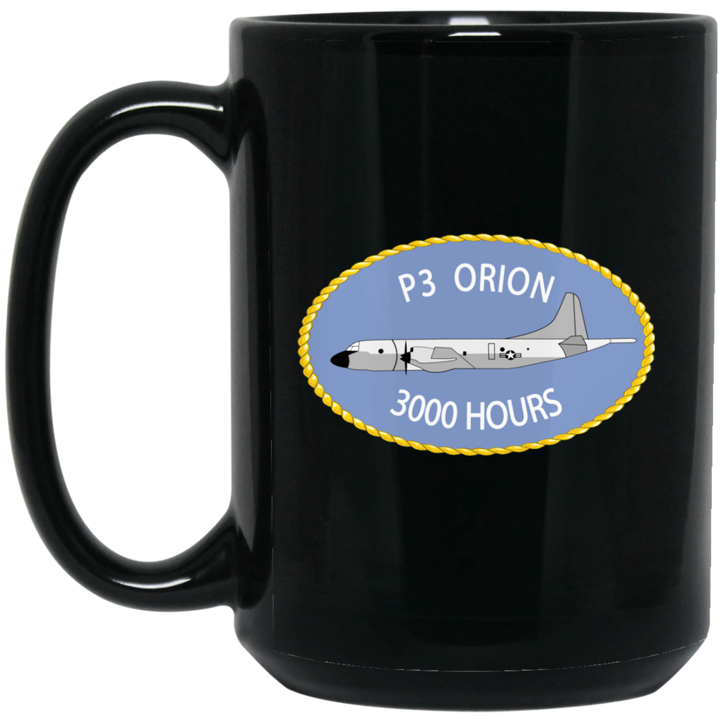 P-3 Orion 9 3000 Black Mug - 15oz