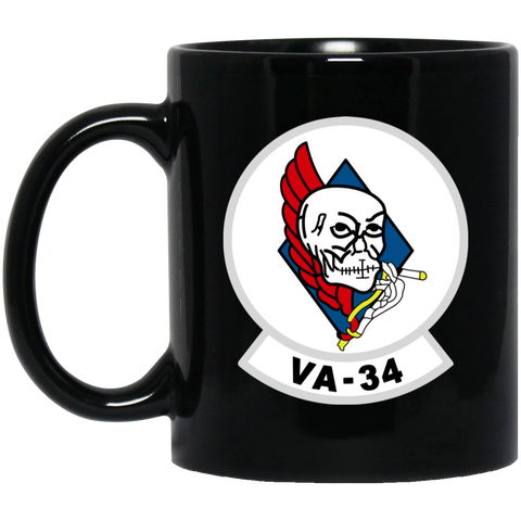 VA 34 1 Black Mug - 11oz