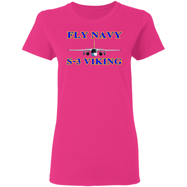 Fly Navy S-3 1 Ladies' Cotton T-Shirt