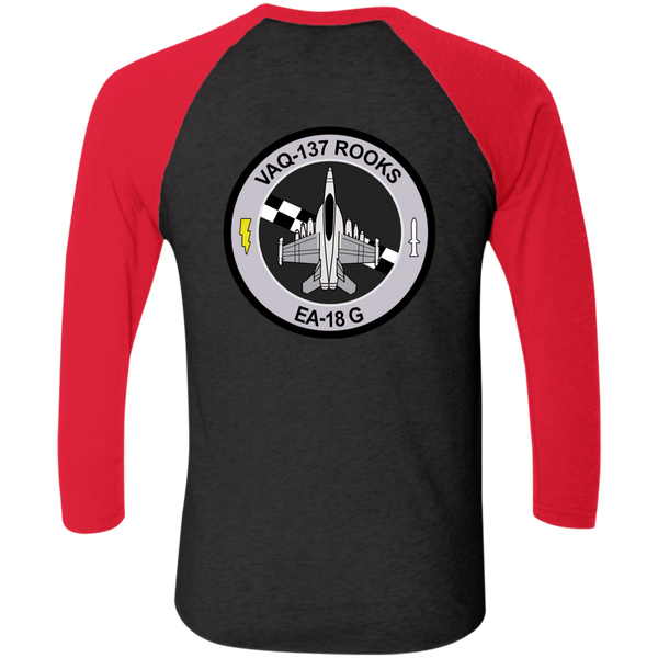 VAQ 137 5c Baseball Raglan T-Shirt