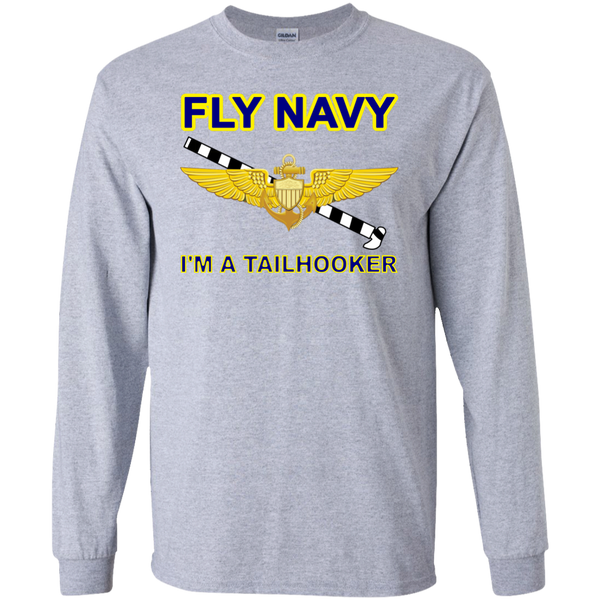 Fly Navy Tailhooker LS Ultra Cotton T-Shirt