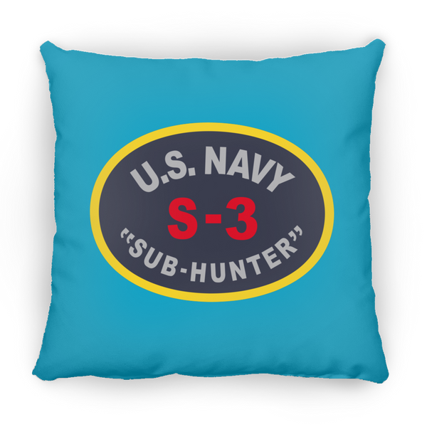 S-3 Sub Hunter Pillow - Square - 18x18