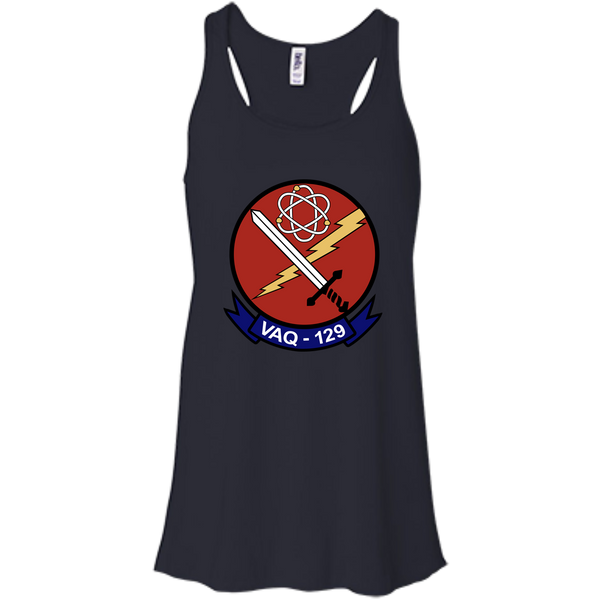 VAQ 129 2 Flowy Racerback Tank