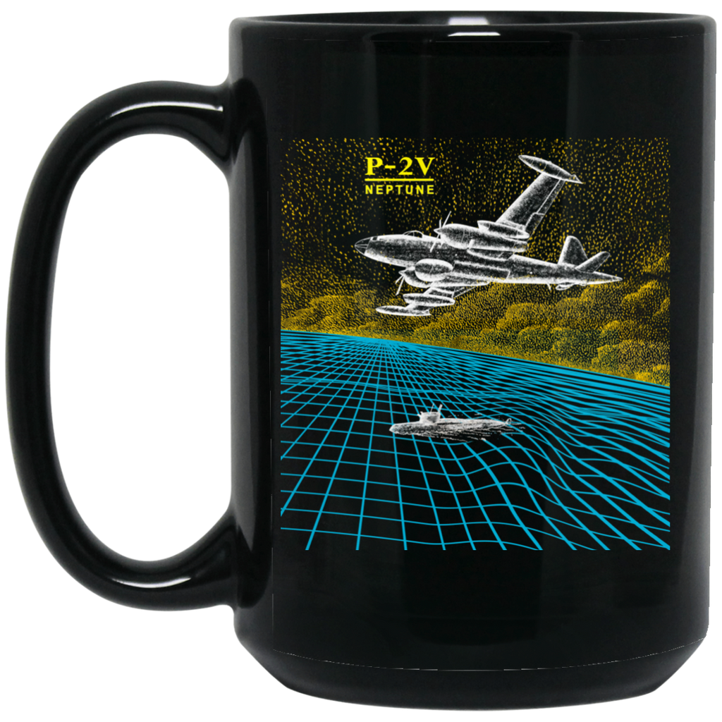 P-2V 1 Black Mug - 15oz