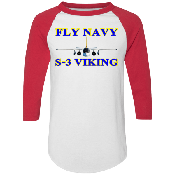 Fly Navy S-3 1 Colorblock Raglan Jersey