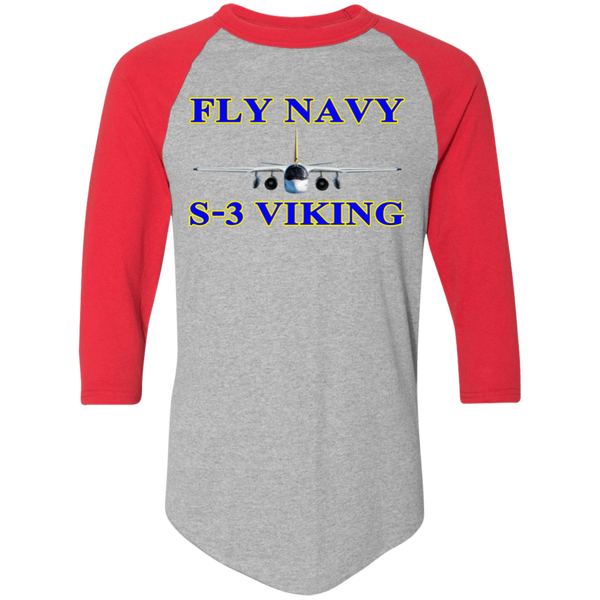 Fly Navy S-3 1 Colorblock Raglan Jersey