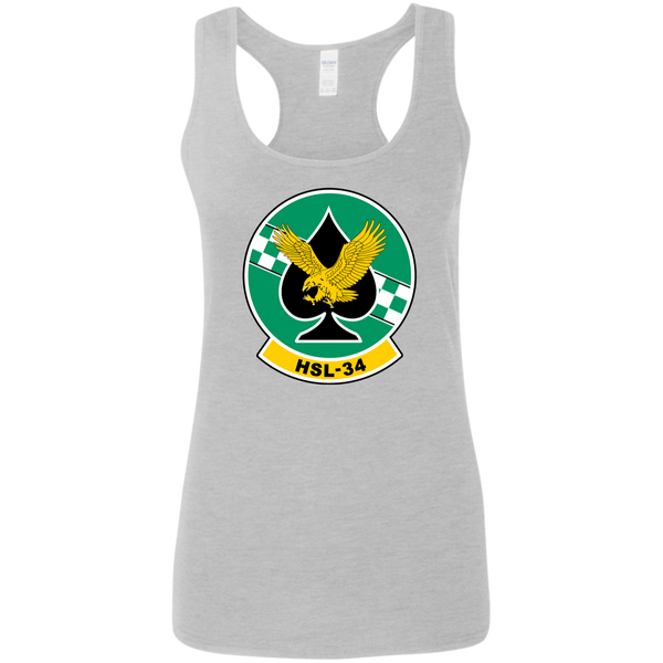 HSL 34 2 Ladies' Softstyle Racerback Tank