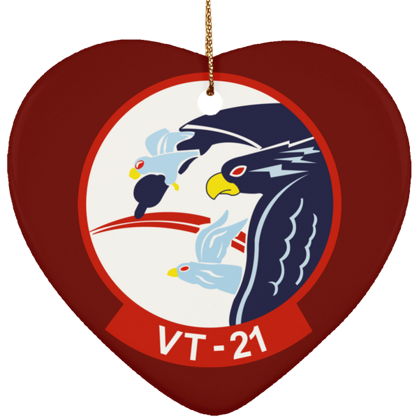 VT 21 2 Ornament Ceramic - Heart