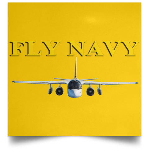 Fly Navy S-3 4 Poster - Square