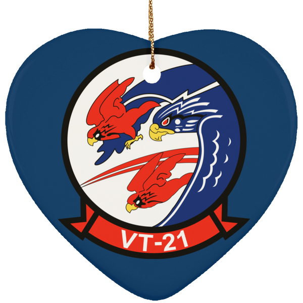 VT 21 3 Ornament Ceramic - Heart