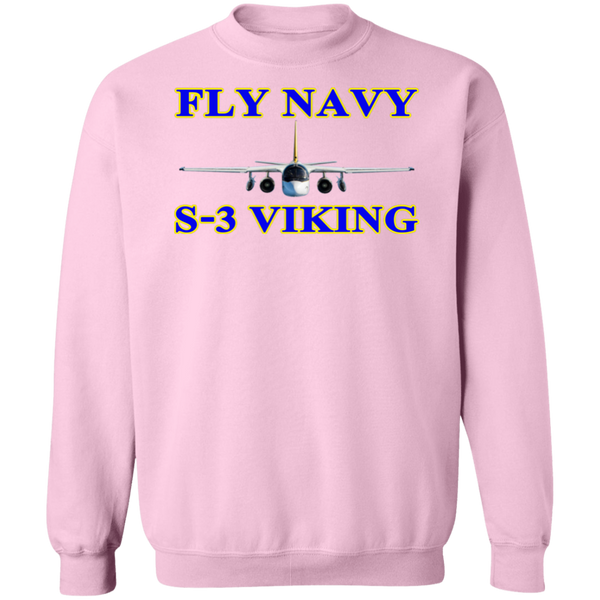 Fly Navy S-3 1 Crewneck Pullover Sweatshirt