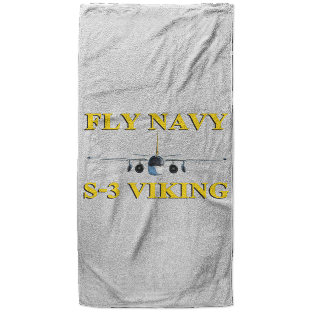 Fly Navy S-3 3 Beach Towel - 37x74