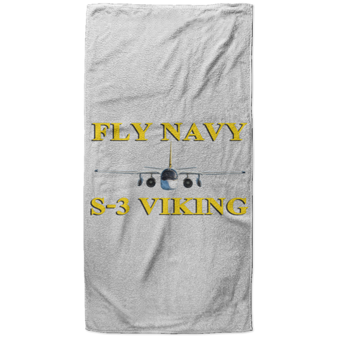 Fly Navy S-3 3 Beach Towel - 37x74