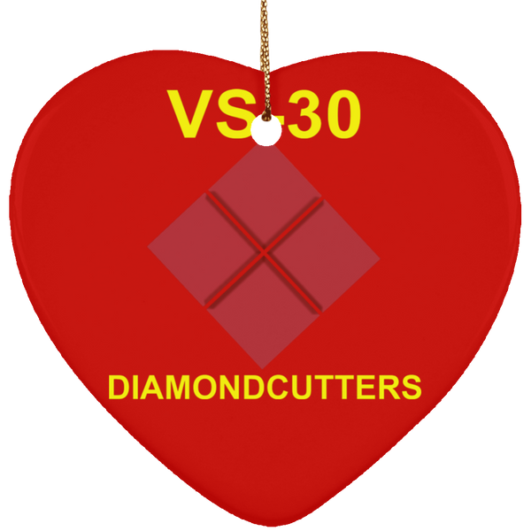 VS 30 4 Ornament Ceramic - Heart