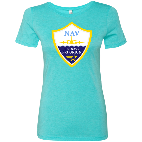 P-3 Orion 3 NAV Ladies' Triblend T-Shirt