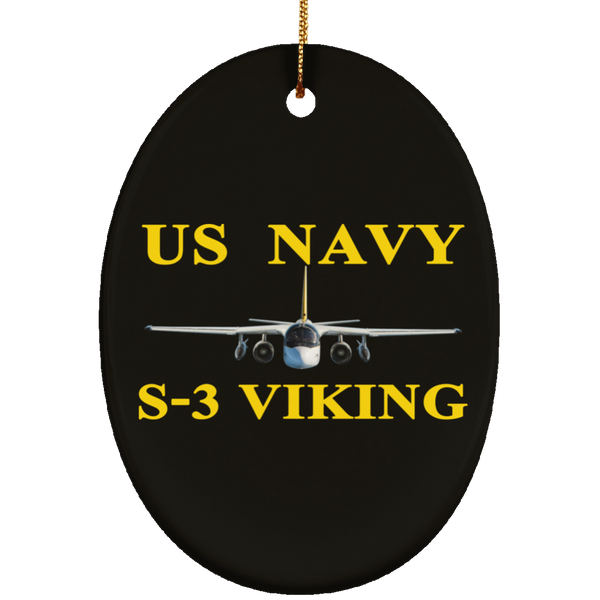 US Navy S-3 3 Ornament - Oval