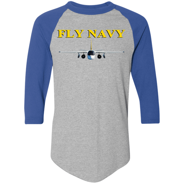 Fly Navy S-3 4 Colorblock Raglan Jersey